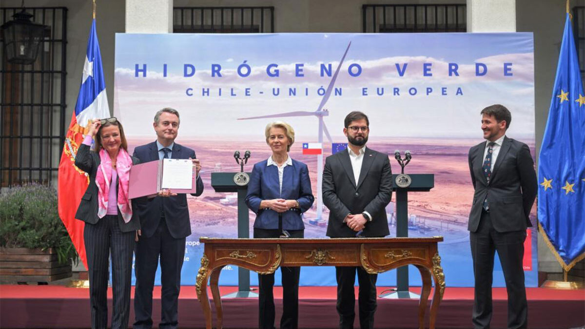 Gobierno de Chile y la Unión Europea lanzan dos nuevas iniciativas de cooperación en materia de hidrógeno renovable por un valor de 225 millones de euros
